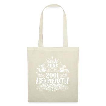 2001 | June 2001 birthday Aged Perfectly - Tote Bag - nature - Front