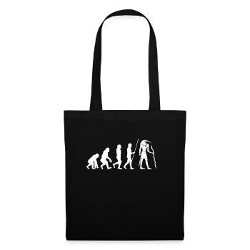 Hiéroglyphes égyptologue, Égypte ancienne - Sac en tissu - noir - Devant