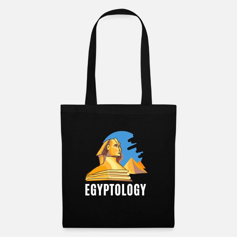 Hieroglyphics Egyptologist, Ancient Egyptian - Stoffbeutel - Schwarz