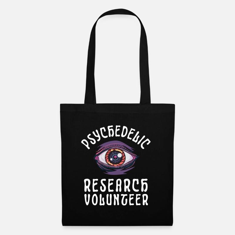 Psychedelic Research Volunteer - Stoffbeutel - Schwarz