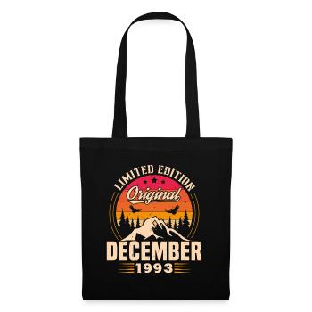 Cadeau D'anniversaire Nées En Décembre 1993 - Sac en tissu - noir - Devant