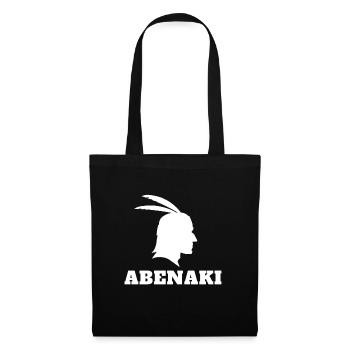 Native American Indian Abenaki - Stoffbeutel - Schwarz - Vorne