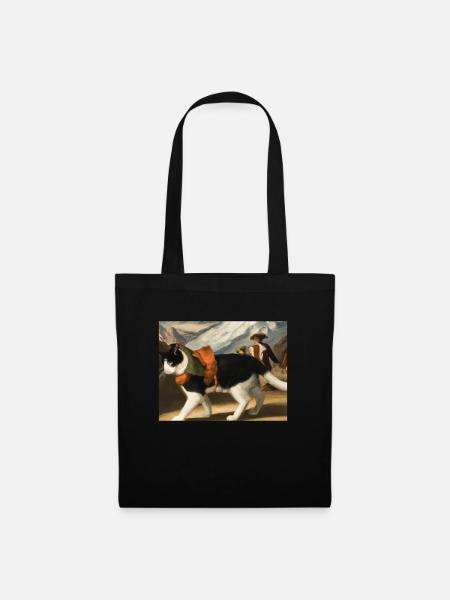 Cat Art History - Stoffbeutel - Schwarz