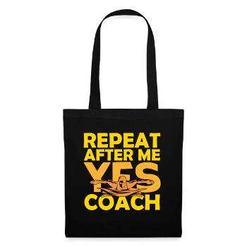 Schwimmtrainer | Geschenk Coach Schwimmen Das Beste - Stoffbeutel - Schwarz - Vorne