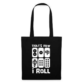 Cats Playing Mahjong - Tote Bag - black - Front