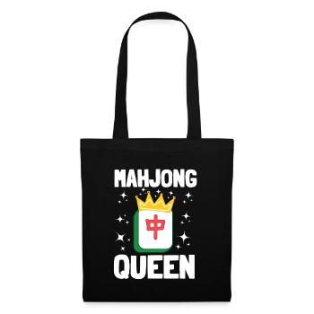 Cats Playing Mahjong - Tote Bag - black - Front
