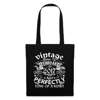 February 2017 | anniversary 2017 Vintage February - Tote Bag - black - Front