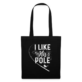 Men's I Like Her Bobbers T-Shirt Funny Fishing - Tote Bag - black - Front