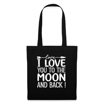 je t'aime magnifique copain et copine amoureuse - Sac en tissu - noir - Devant