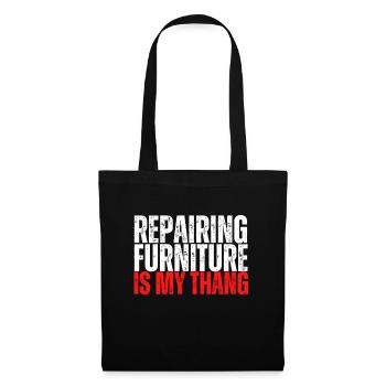 Restorer Furnishing Cushioning Upholstery - Tote Bag - black - Front