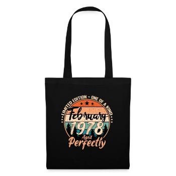February 1978 anniversary 1978 legends February - Tote Bag - black - Front