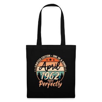 April 1962 anniversary 1962 legends April - Tote Bag - black - Front