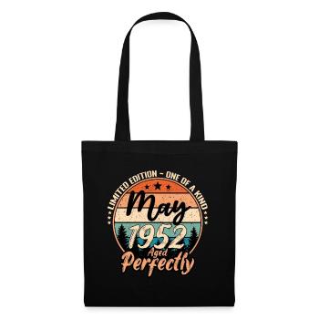 Mai 1952 anniversaire 1952 légendes Mai - Sac en tissu - noir - Devant