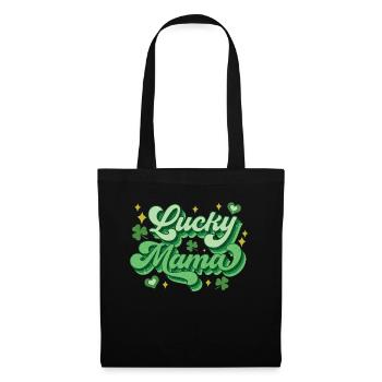 Fête de la Saint-Patrick Maman heureuse - Sac en tissu - noir - Devant