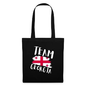 Georgian Flag - Tote Bag - black - Front