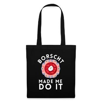 Borsch Beetroot Ukrainian Borscht - Tote Bag - black - Front