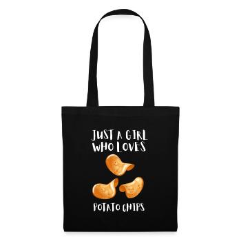 Just A Girl Who Loves Potato Chips - Tote Bag - black - Front
