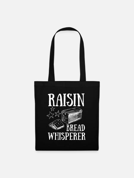 Baking Raisin Bread - Stoffbeutel - Schwarz