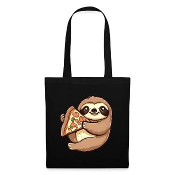 Pizza Sloth Pizzeria Pizza Lovers - Sac en tissu - noir - Devant