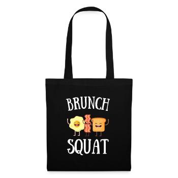 Babes Who Brunch Squat - Stoffbeutel - Schwarz - Vorne