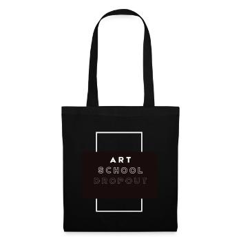 Décrochage scolaire - Sac en tissu - noir - Devant