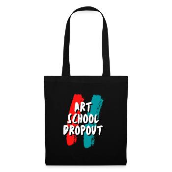 Décrochage scolaire - Sac en tissu - noir - Devant