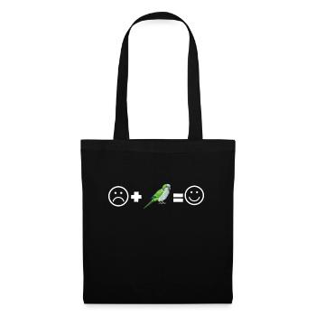 Blue Quaker Parrot Mom - Tote Bag - black - Front