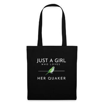 Blue Quaker Parrot Mom - Tote Bag - black - Front