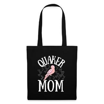 Blue Quaker Parrot Mom - Tote Bag - black - Front