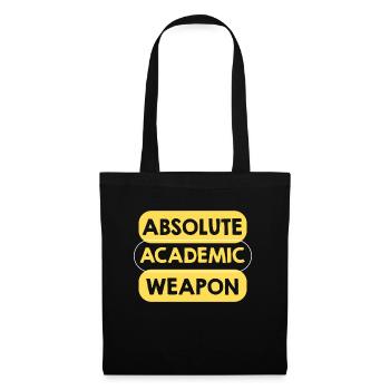 Students Absolute Academic Weapon - Tote Bag - black - Front