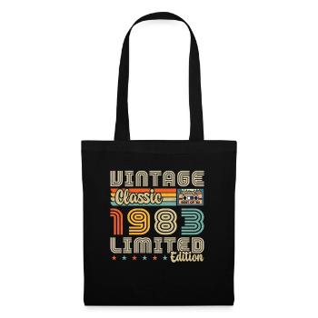 Vintage 1983 Birthday Gift 1983 - Tote Bag - black - Front