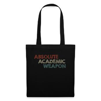 Studenten Absolute Academic Weapon - Stoffbeutel - Schwarz - Vorne