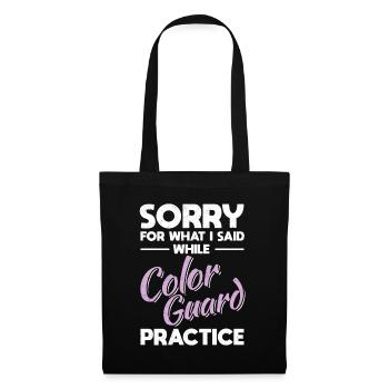 Color Guard Training Dance Funny - Sac en tissu - noir - Devant