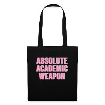 Student Absolute Academic Weapon - Tote Bag - black - Front
