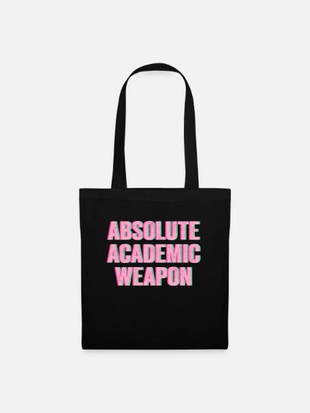 Studenten Absolute Academic Weapon - Stoffbeutel - Schwarz
