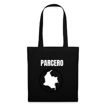 Parcero Colombia Colombian Cartagena Medellin And - Stoffbeutel - Schwarz - Vorne