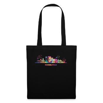 Edinburgh skyline cityscape Edinburgh - Tote Bag - black - Front