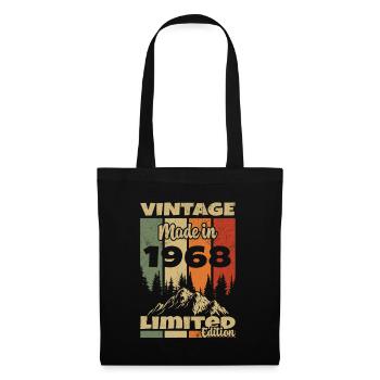 Vintage Retro 1968 Anniversary Gift 1968 - Tote Bag - black - Front