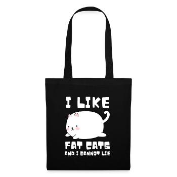 Fat Cat Obesity - Tote Bag - black - Front