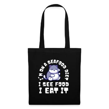 Fat Cat Obesity - Tote Bag - black - Front