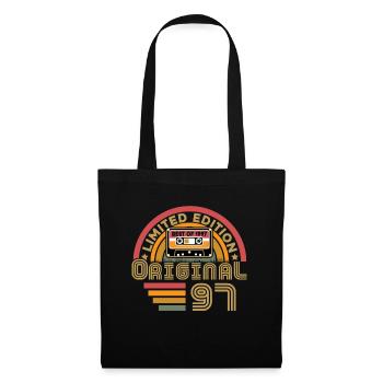 1997 Vintage Original 1997 Cadeau D'anniversaire - Sac en tissu - noir - Devant