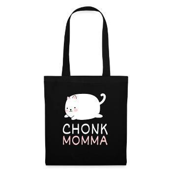 Chonk Cat Obesity - Tote Bag - black - Front
