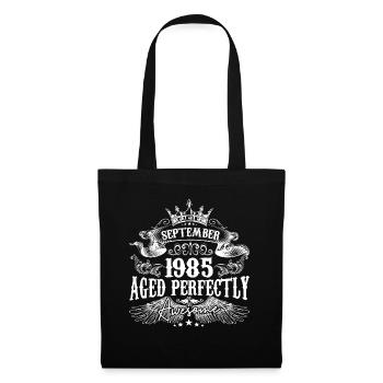September 1985 anniversary 1985 September - Tote Bag - black - Front