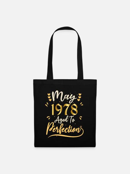 May 1978 May birthday May 1978 - Tote Bag - black