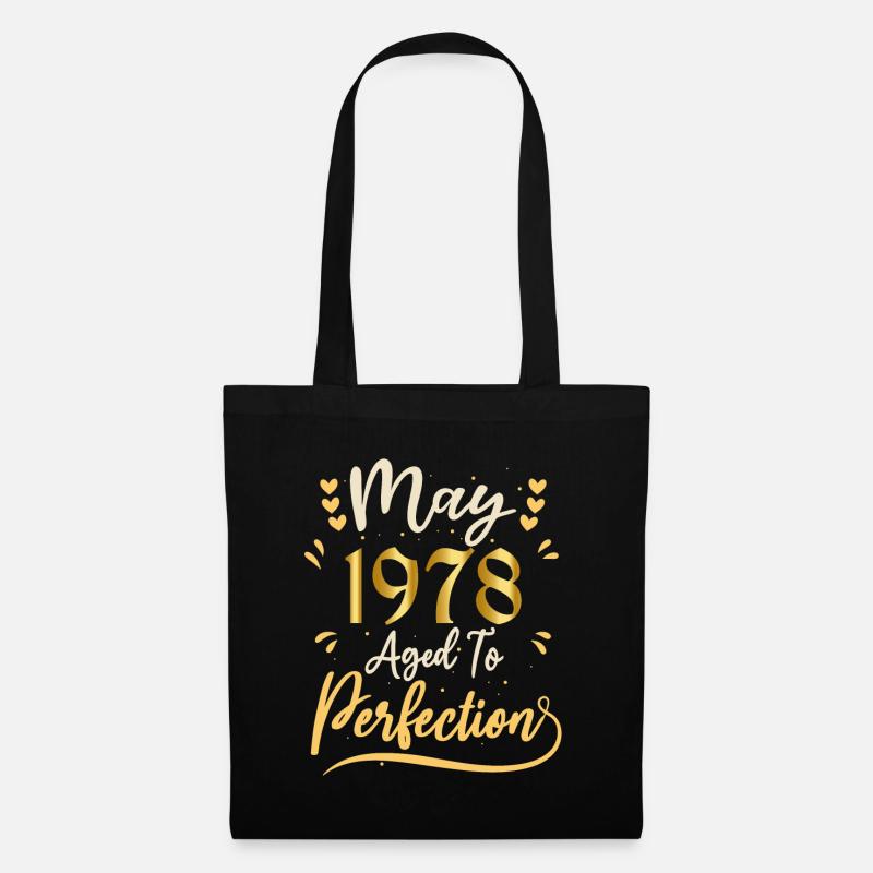 May 1978 May birthday May 1978 - Tote Bag - black