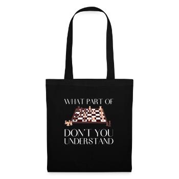 Chess Master Chess Club & 3 Way Chess Game - Tote Bag - black - Front