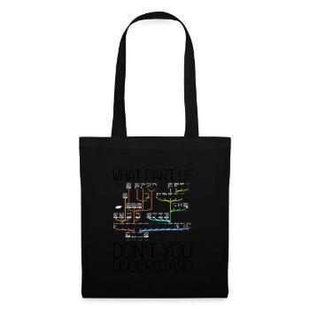 Chess Master Chess Club & 3 Way Chess Game - Tote Bag - black - Front