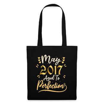 Mai 2017 Mai-Jubiläum Mai 2017 - Stoffbeutel - Schwarz - Vorne