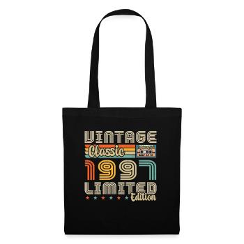 1997 Jahrgang Jahrgang 1997 Geburtstagsgeschenk - Stoffbeutel - Schwarz - Vorne