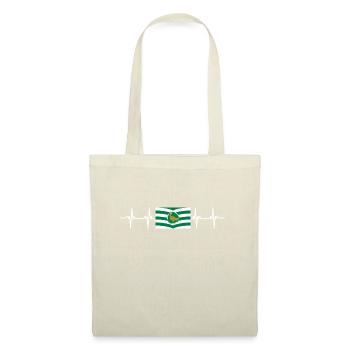 United Kingdom Wiltshire Flag - Stoffbeutel - Natur - Vorne